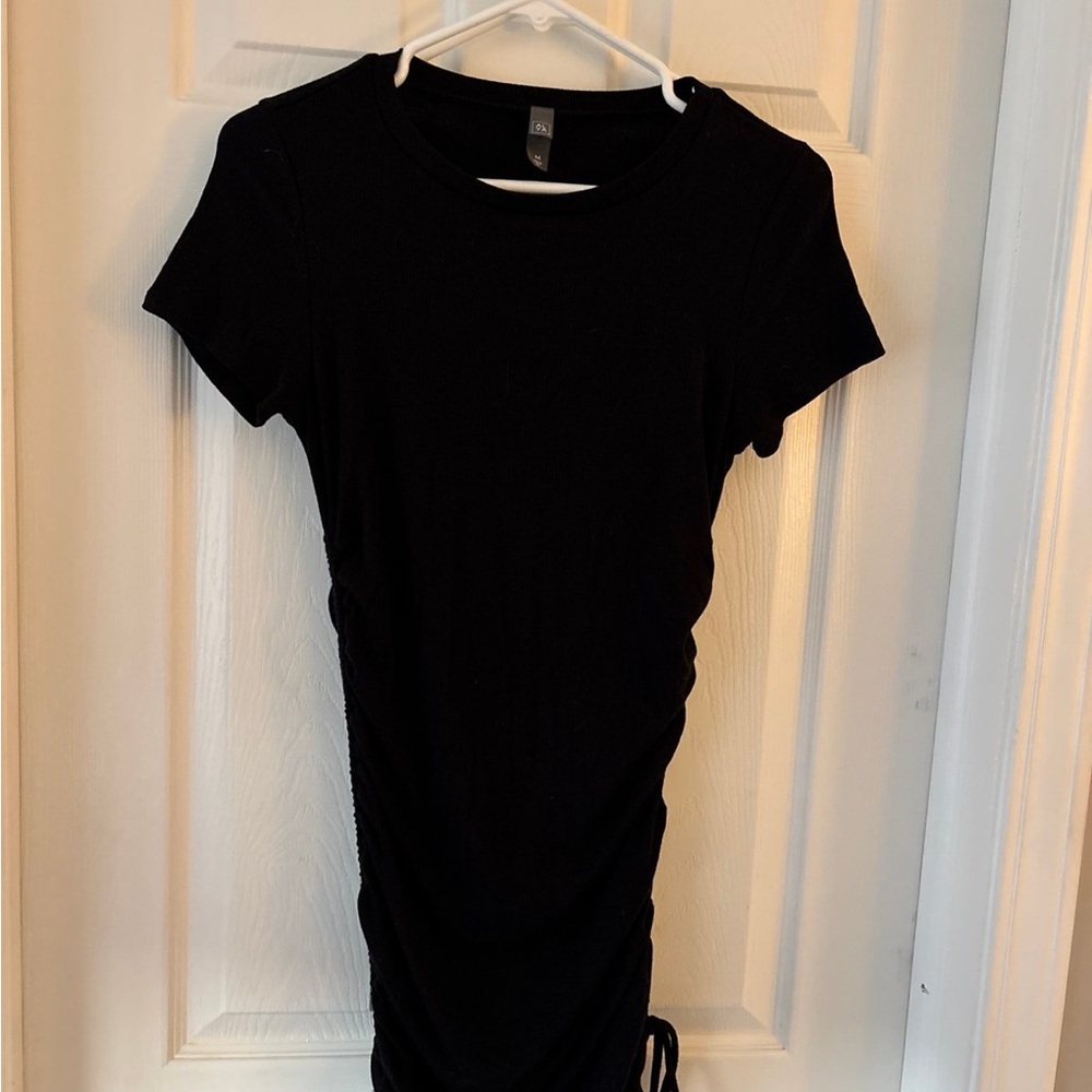 Black Short Sleeve Women's Top